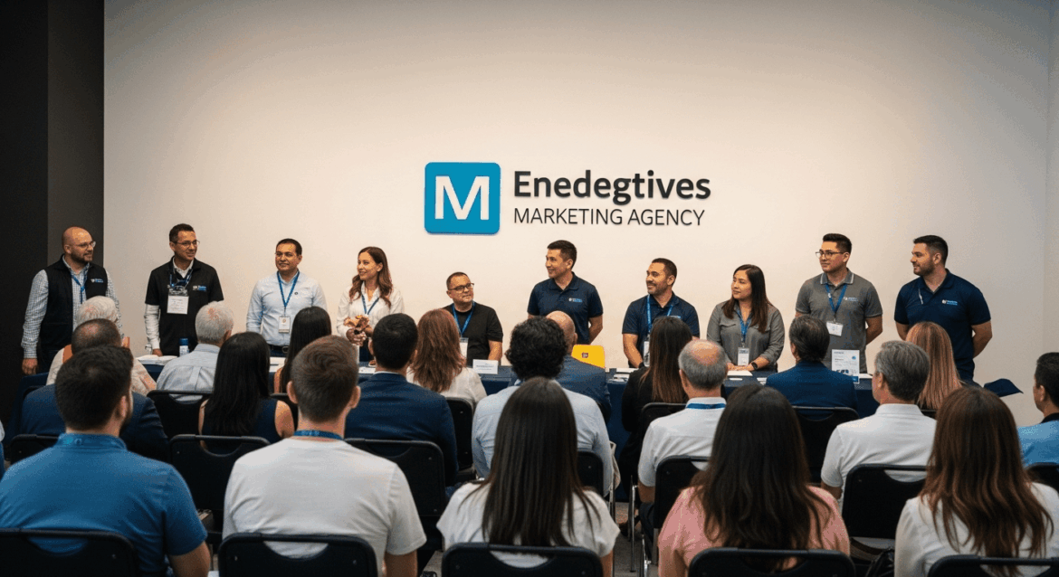 A prestigious marketing agency, identified by a modern and sleek logo, celebrates its commitment to public service amidst a backdrop of diverse community members appreciating their initiatives. no texts on scene. photorealistic style, high resolution, 4k details, HDR, cinematic lighting, professional photography, studio lighting, vibrant colors.